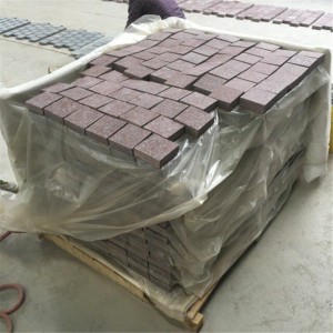 Porphyry Red Flamed Paving Stone