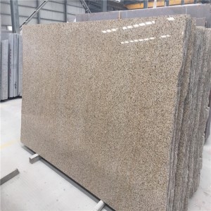 G682 แผ่นหินแกรนิตสีเหลืองสนิมสนิม