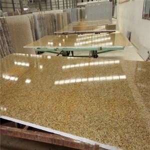 G682 แผ่นหินแกรนิตสีเหลืองสนิมสนิม