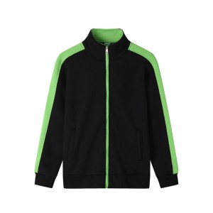 # 309- เบอร์เบอร์ขนแกะมีสองสีที่ซิปเสื้อสวมหัว