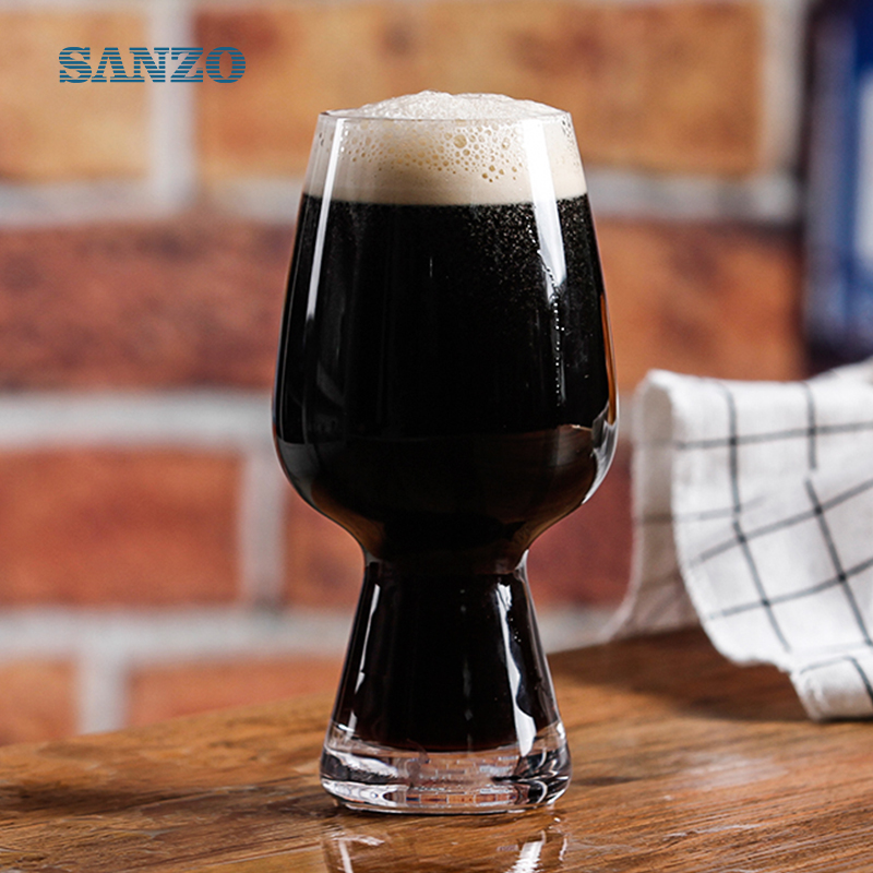 Sanzo โฆษณาเบียร์แก้วพร้อมที่จับโลโก้สลักเบียร์กระป๋องแก้วเบียร์เป๊ปซี่แก้วเบียร์