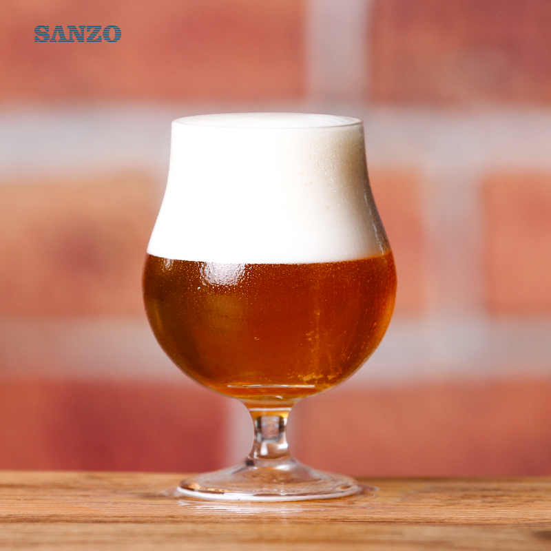 ชุดแก้วเบียร์ 6 ชิ้นของ Sanzo ปรับแต่งแก้วเบียร์แก้วเบียร์สีซีด