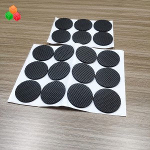 ตงกวนได้รับการออกแบบขนาดกาวตนเองยางเฟอร์นิเจอร์ขาโต๊ะเท้าแผ่นป้องกัน eva โฟมเก้าอี้ขาป้องกันร่อน