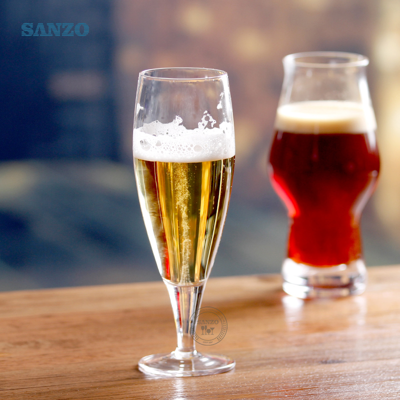 Sanzo Bar สร้างสรรค์ Sail รูปร่างน้ำผลไม้และเบียร์แก้วคัพตัดแก้วเบียร์แก้วเบียร์ส่วนบุคคล