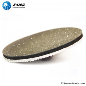 ZL-123ER แผ่นขัดเงา Electroplated แก้ว 2 นิ้ว Roloc