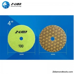 แผ่นขัดพื้นเรซิน ZL-123J สำหรับโครงการหิน