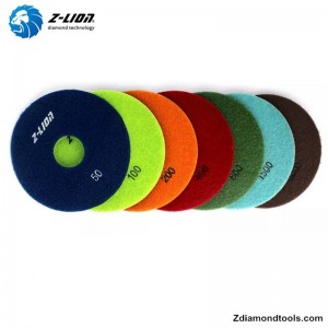 ZL-123D แผ่นขัดเรซินแห้งสำหรับหินแกรนิตหินอ่อนหินเทียม