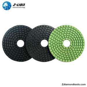 ZL-123A แผ่นขัดเงายางเพชรเปียกสำหรับหิน