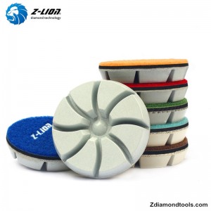 แผ่นขัดเพชรพื้น 3 นิ้ว ZL-16KR สำหรับคอนกรีต