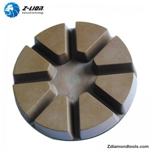 ZL-16A แผ่นเพชรแข็งแบบไฮบริด 3 นิ้วสำหรับคอนกรีต