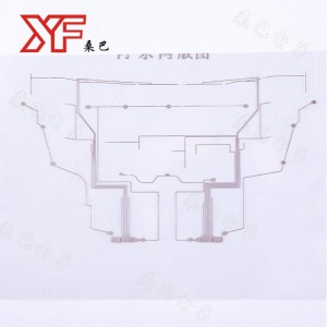 PET เงินวางสวิตช์สายการพิมพ์เป็นสื่อกระแสไฟฟ้า