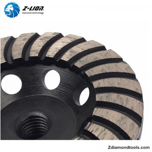 ZL-17 เพชรสองชั้นเทอร์โบเพชรคัพล้อสำหรับหินแกรนิต