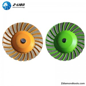 ล้อเพชรคัพ ZL-21 ขนาด 4 นิ้วสำหรับหินเจียรคอนกรีต