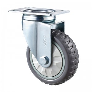 หน้าที่ขนาดกลาง - ตัวเรือนทำจาก Chrome ชุบด้วยล้อ Diamand TPE สีเทา