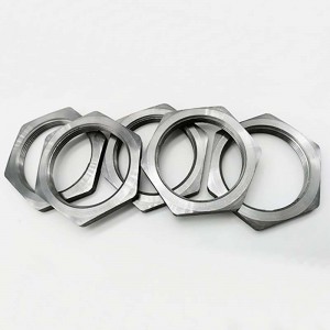 ที่กำหนดเอง cnc เปลี่ยนน็อตหกเหลี่ยม M28 * 1