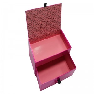 กล่องของขวัญกล่องลิ้นชักคู่แบบมืออาชีพคุณภาพสูง