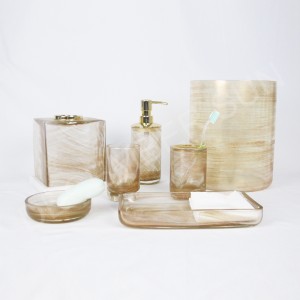 ครีมแก้วชุดห้องน้ำอุปกรณ์เสริม