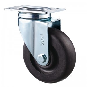 หน้าที่ขนาดกลาง - ตัวเรือนชุบโครเมียมพร้อมล้อ TPE สีดำ