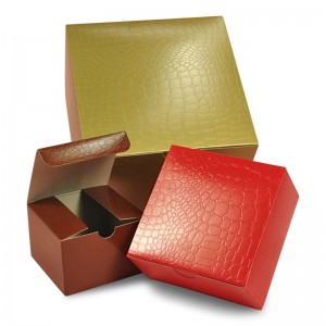 กล่องใส่ของเอนกประสงค์ลายนูนสีจระเข้