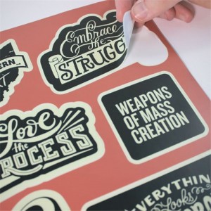 กาวตนเองที่กำหนดเองผลิตภัณฑ์การพิมพ์ฉลากสติกเกอร์กาวพิมพ์เครื่องพิมพ์กระดาษสติกเกอร์ฉลาก