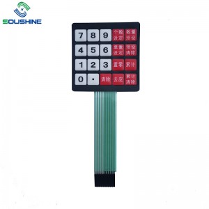 สวิตช์เมมเบรนที่กำหนดเอง \/ ปุ่มกดของเครื่องชั่ง