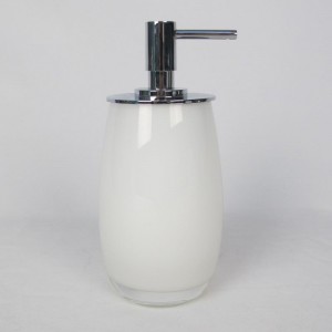 ชุดอุปกรณ์ห้องน้ำกระจกสีขาว