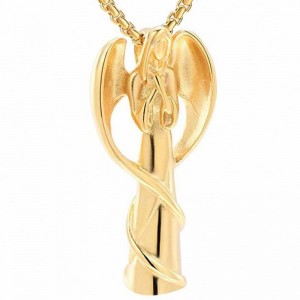 จี้ศพจี้สร้อยคอจี้ทูตสวรรค์โกศจี้เงินแท้ 925 จี้