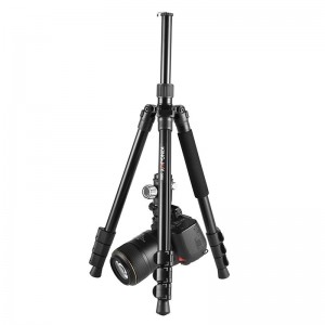 KINGJOY G555 61.5 นิ้ว \/ 156 ซม. พลิกล็อคขาตั้งกล้อง Monopod Kit, ขาตั้งกล้องพกพาน้ำหนักเบาพร้อมหัวบอล 360 °แบบพาโนรามา + 1\/4 \"แผ่นปล่อยอย่างรวด...