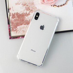 เคสโทรศัพท์มือถือ iPhone X \/ iPhone XS TPU + PC ใสและป้องกันแรงกระแทก