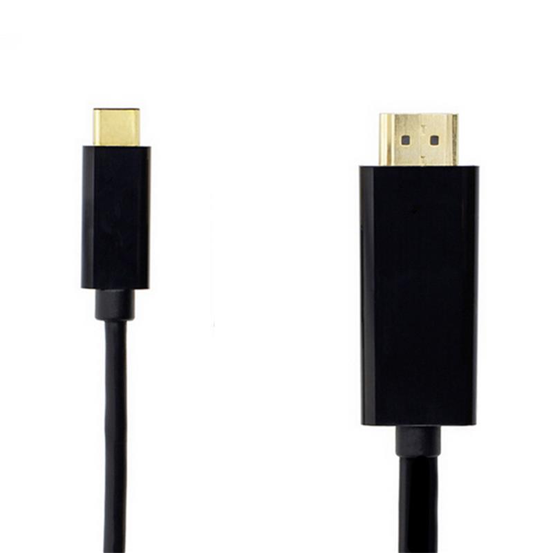 USB C to HDMI Cable 6ft (4K @ 60Hz), สาย USB Type C to HDMI รองรับ Thunderbolt 3 สำหรับ MacBook Pro 16 '' 2019/2018/2017, MacBook Air / iPad Pro 2019/2018, Surface Book 2, Samsung S10 , และอื่น ๆ