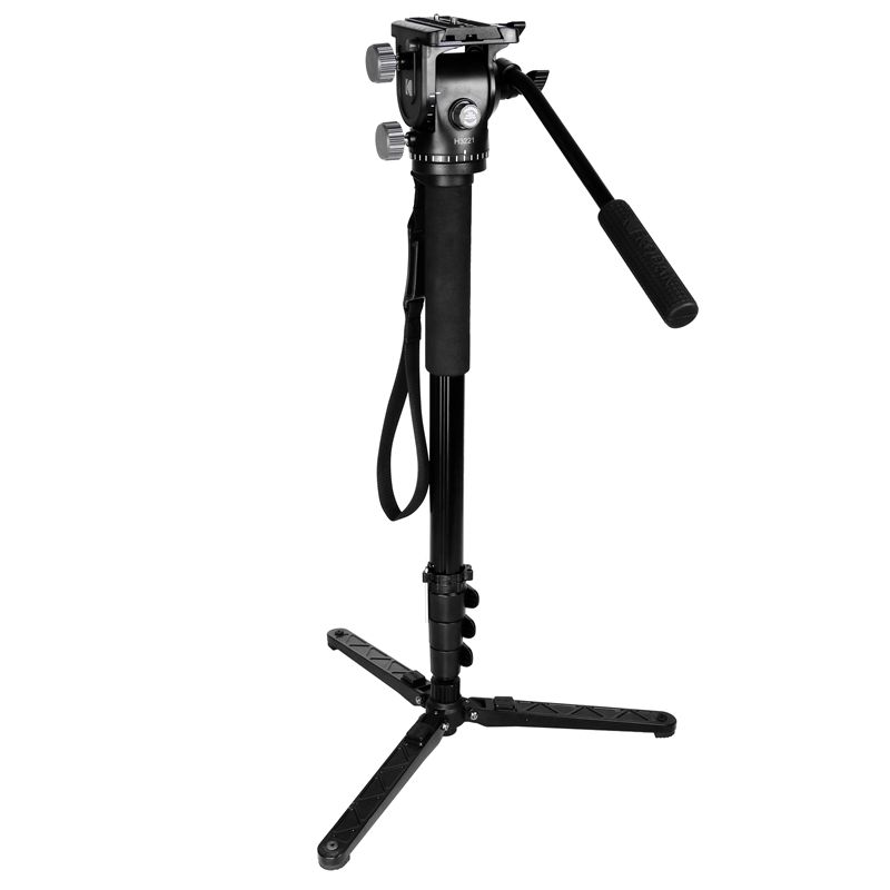 KINGJOY กล้อง Monopod Alpenstock, อลูมิเนียมพลิกล็อควิดีโอ Monopod สำหรับกล้องที่มี 1/4 