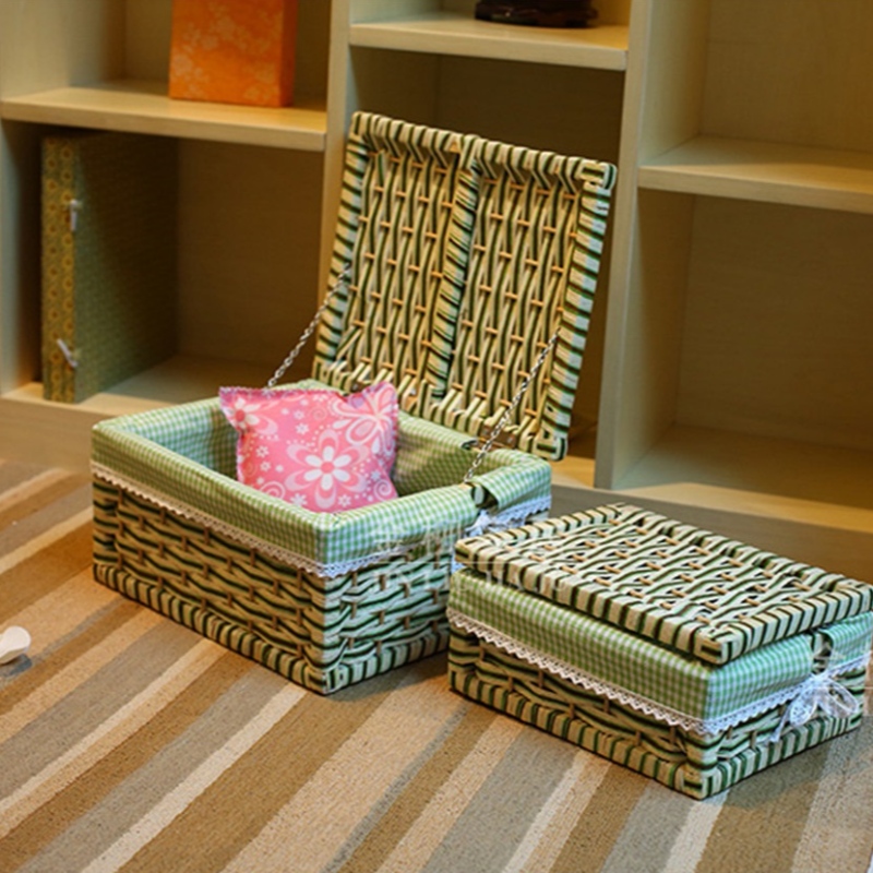 ตะกร้ากระเป๋ากับปกซับใน