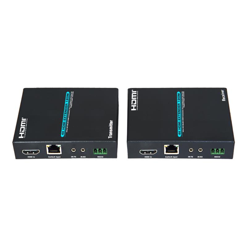 v1.4-4k HDMI Extender 120m เดียว cat5e-6 สายเคเบิลสนับสนุนและ 4k2k HDMI 30Hz