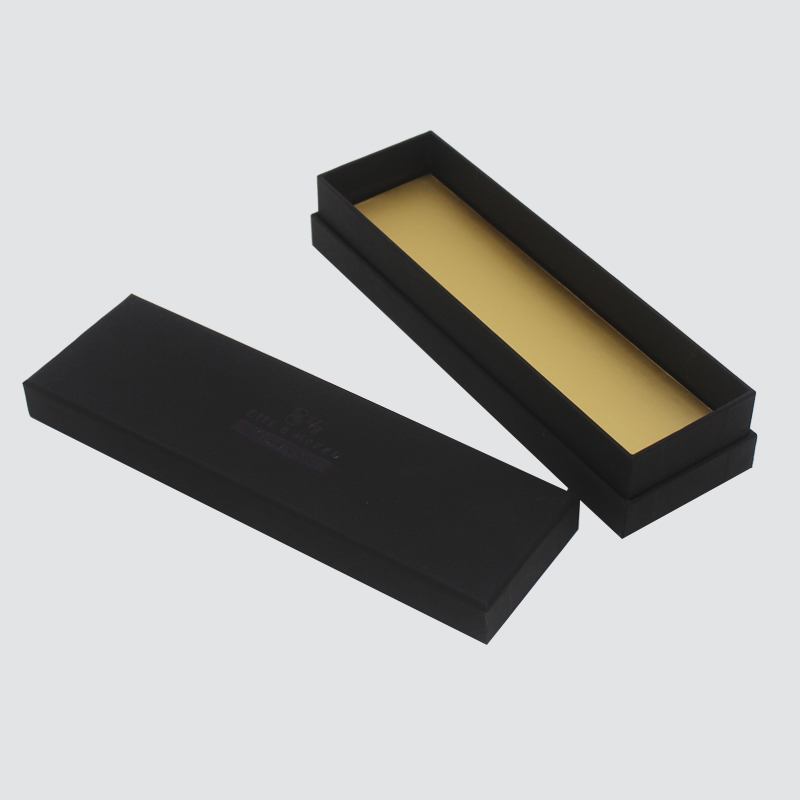 ที่กำหนดเองคลาสสิกกล่องดำเครื่องประดับอุปกรณ์เสริมสร้อยคอกล่องของขวัญ