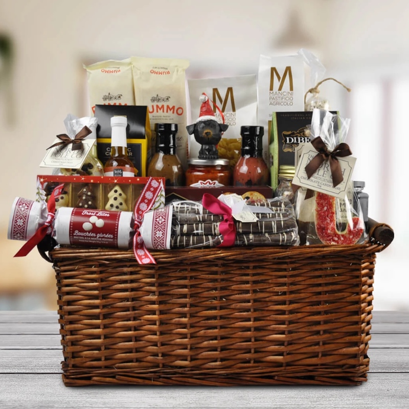 กระเช้าของขวัญคริสต์มาส