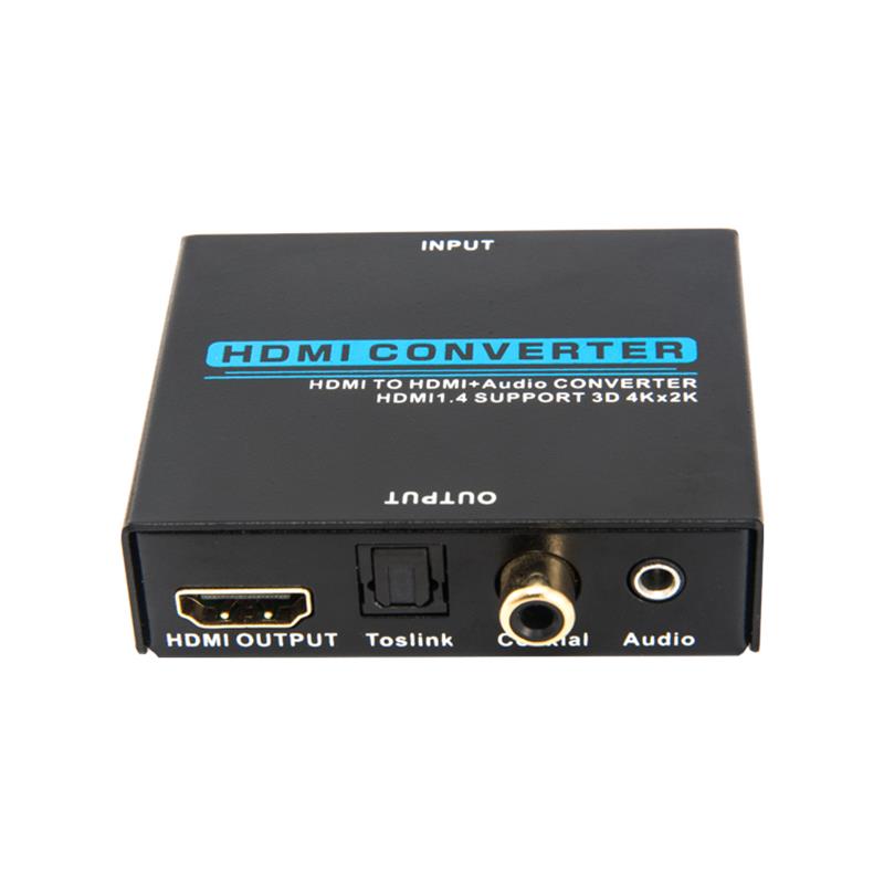 V1.4 ตัวแยกสัญญาณเสียง HDMI เป็น HDMI + ตัวแปลงเสียงรองรับ 3D Ultra HD 4Kx2K @ 30Hz