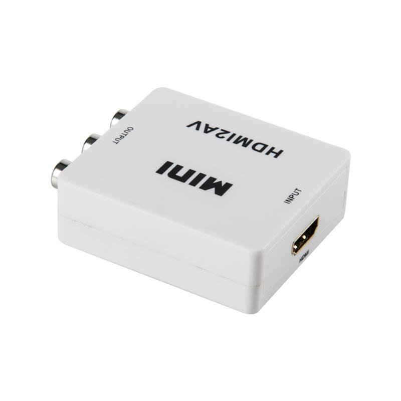 ขนาดมินิ HDMI to AV / RCA converter 1080P