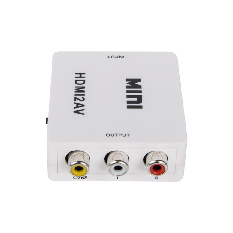 ขนาดมินิ HDMI to AV / RCA converter 1080P