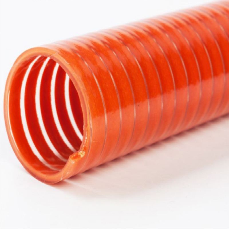 ขายร้อนสีสันแรงดันสูง PVC ท่อลูกฟูกดูด Helix ทำในประเทศจีน