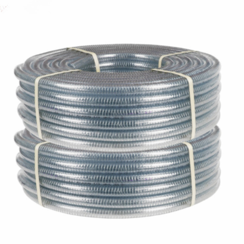 โรงงานผลิตโดยตรงลวดเกลียวพีวีซีเหล็กเสริมท่อแรงดันสูง