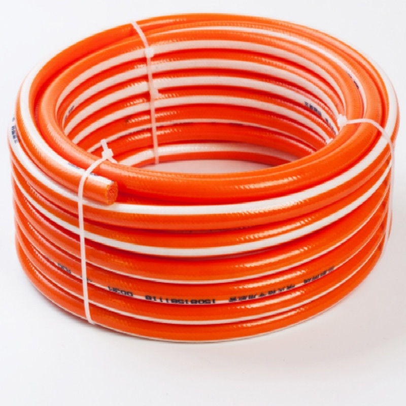 อากาศที่มีสีสันพีวีซีถัก lpg ท่อก๊าซโรงงานโดยตรง