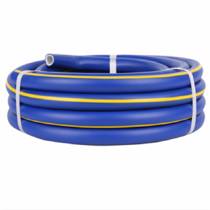 สายถักน้ำพีวีซี Superflex เส้นสีเหลือง 3 ชั้นสีสันสดใส