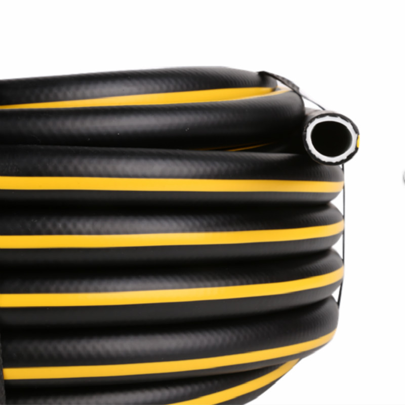 3 ชั้นที่มีสีสันถักสวนน้ำท่อพีวีซีที่มีความยืดหยุ่น