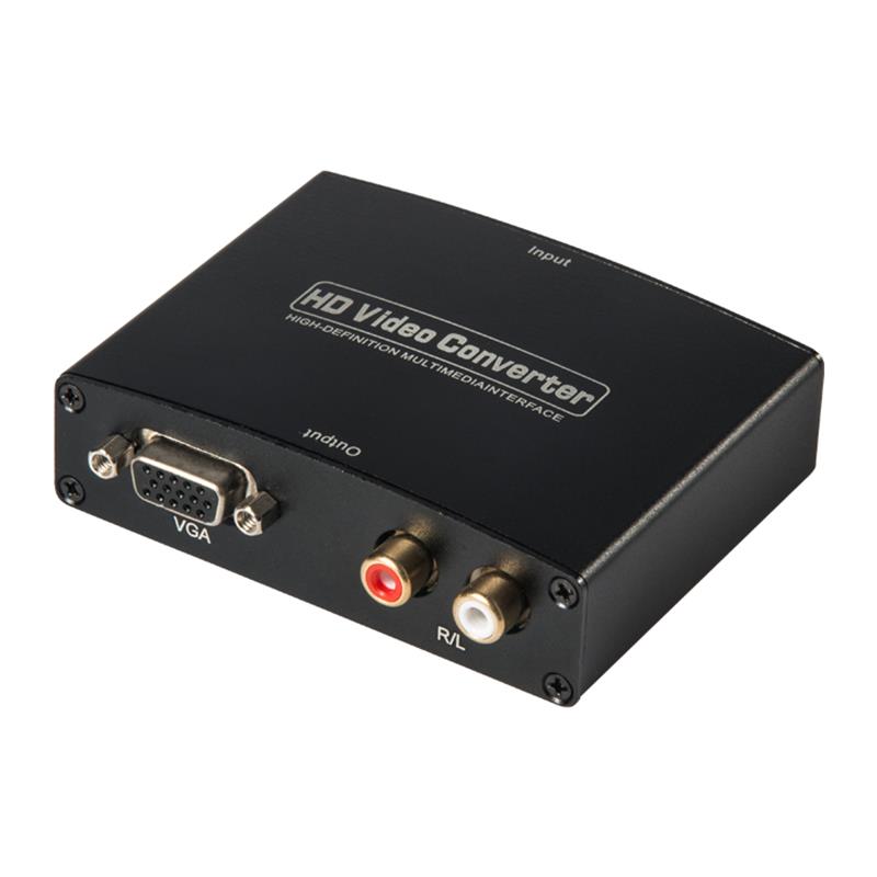 ตัวแปลงสัญญาณเสียง AUDIO เป็น HDMI + VGA / R / L 1080P