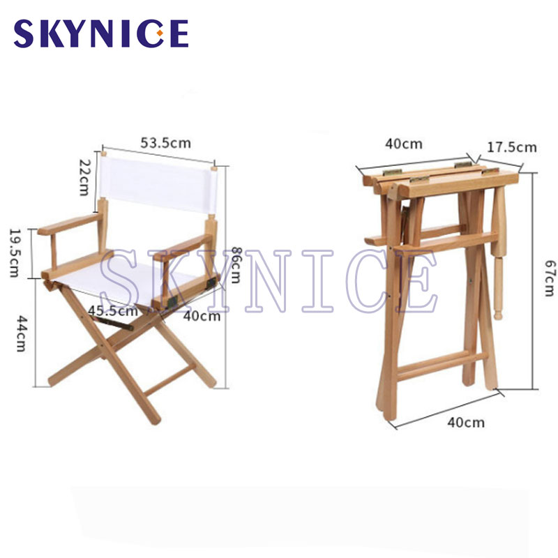 100% โพลีเอสเตอร์ฟอร์ดผ้าเบาะผ้าเก้าอี้ผู้กำกับไม้