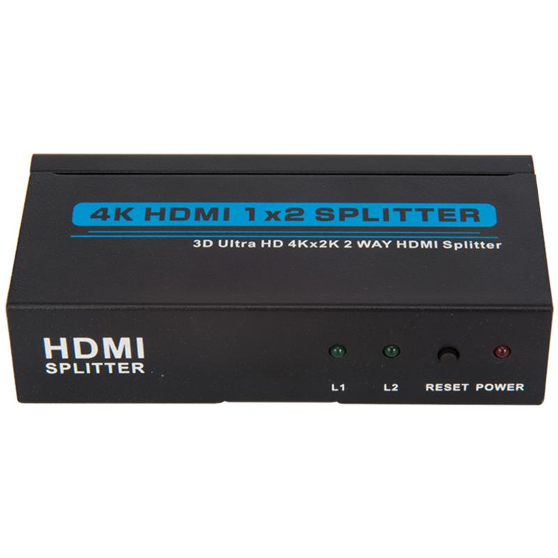 V1.4 2 พอร์ต HDMI 1x2 แยก 3D Ultra HD 4Kx2K / 30Hz
