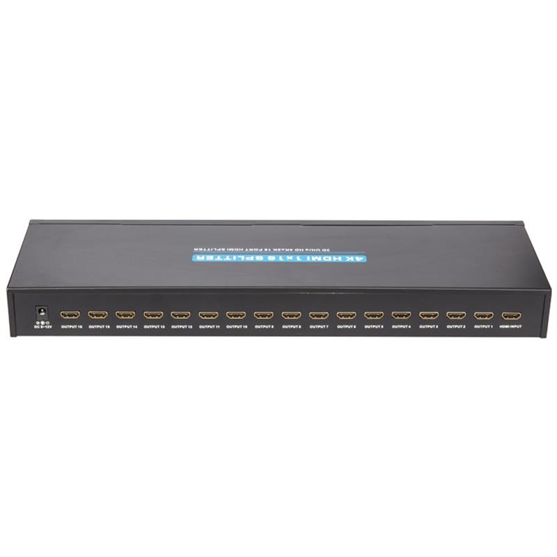 4K 16 Ports HDMI 1x16 Splitter รองรับ 3D Ultra HD 4Kx2K / 30Hz