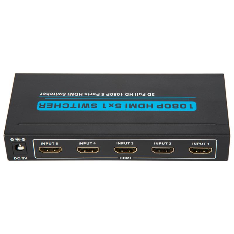 V1.3 HDMI 5x1 Switcher รองรับ 3D Full HD 1080P