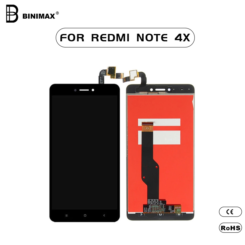 โทรศัพท์มือถือจอ LCD binimax สามารถเปลี่ยนหน้าจอโทรศัพท์มือถือสำหรับเรดมี่ NOTE 4X