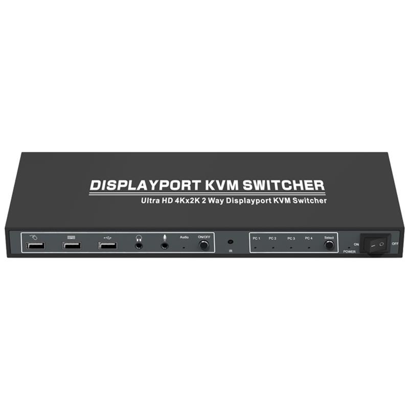 1.2 Displayport KVM 4x1 Switcher รองรับ 3D Ultra HD 4Kx2K @ 60Hz